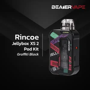 rincoe jellybox xs 2 pod kit graffiti black