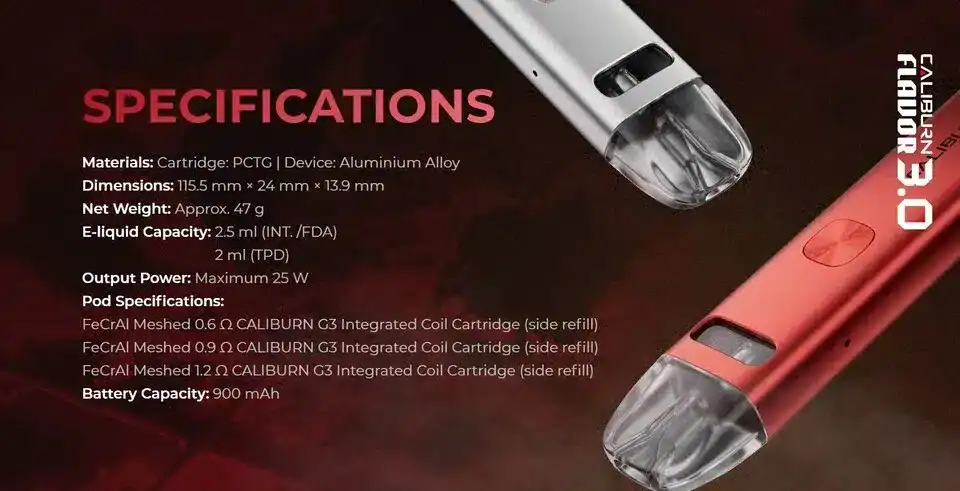 uwell caliburn g3 ราคาประหยัด แต่ได้คุณภาพอัดแน่น