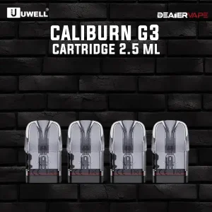 uwell caliburn g3 cartridge 2.5 ml 0.6ohm 4pcs