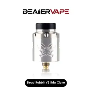 dead rabbit v3 rda clone silver