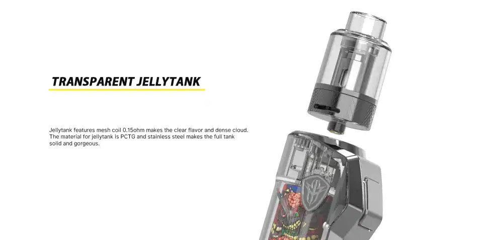 Jelly Box Mini หัวพอตใส ผลิตด้วยวัสดุเกรดดี