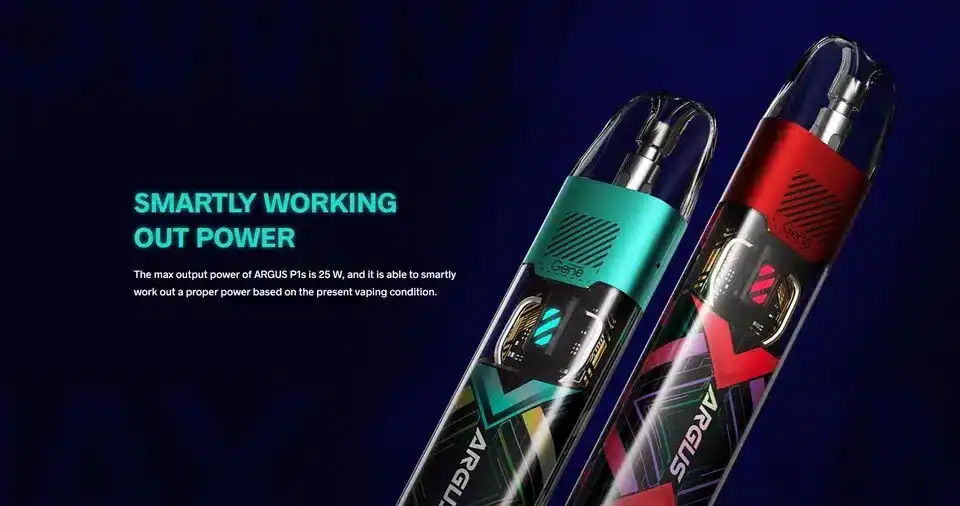 voopoo argus p1s ใช้งานง่าย จ่ายไฟด้วยระบบอัตโนมัติ ไม่ต้องกดปุ่ม