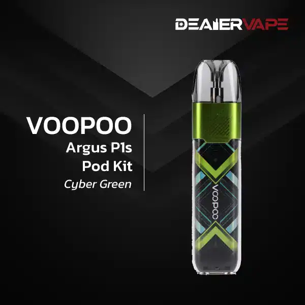 voopoo argus p1s pod kit cyber green