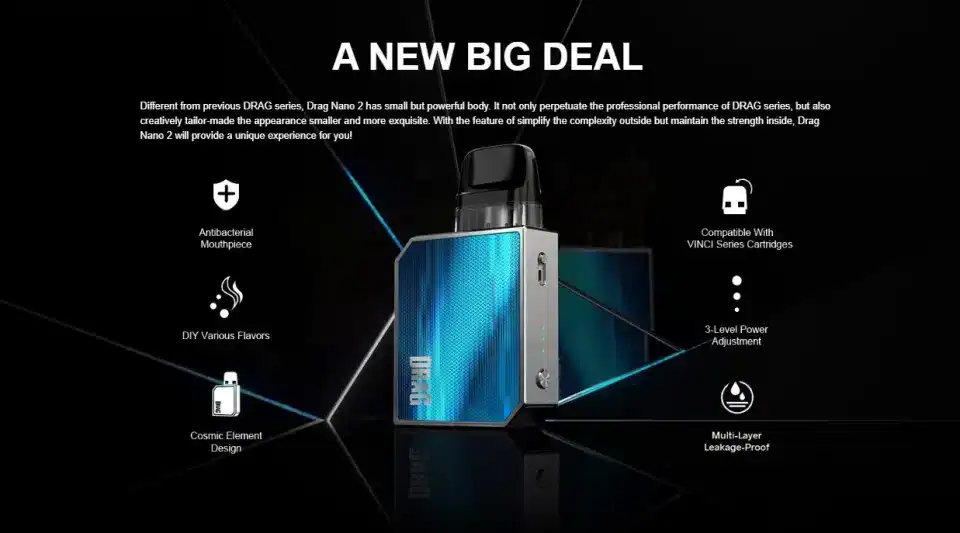 Drag Nano 2 ทำงานรวดเร็ว ทรงพลัง