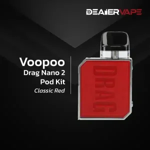 voopoo drag nano 2 pod kit classic red
