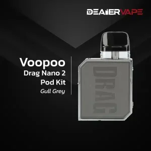voopoo drag nano 2 pod kit gull grey