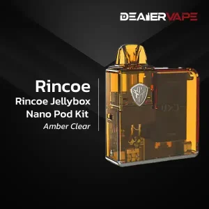 rincoe jellybox nano pod kit amber clear