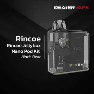 rincoe jellybox nano pod kit black clear