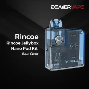 rincoe jellybox nano pod kit blue clear