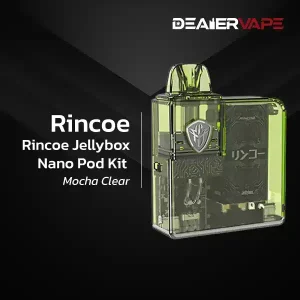 rincoe jellybox nano pod kit mocha clear