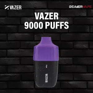 vazer 9000 puffs กลิ่นองุ่น ผลไม้ยอดนิยม ฮิตถูกใจนักสูบ