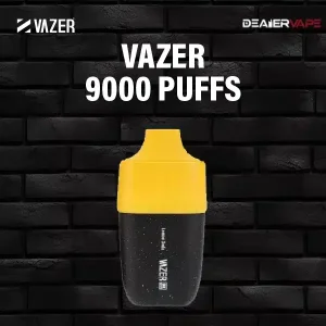 vazer 9000 puffs กลิ่นน้ำมะนาวโซดา หอมซาบซ่าส์ เปรี้ยวจี๊ดจ๊าด โดนใจ