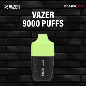 vazer 9000 puffs กลิ่นสตอเบอรี่กีวี ชาร์จแบตได้ไหม