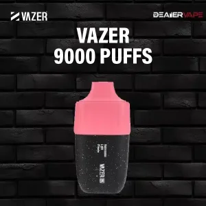 vazer 9000 puffs disposable pod- watermelon light 0_