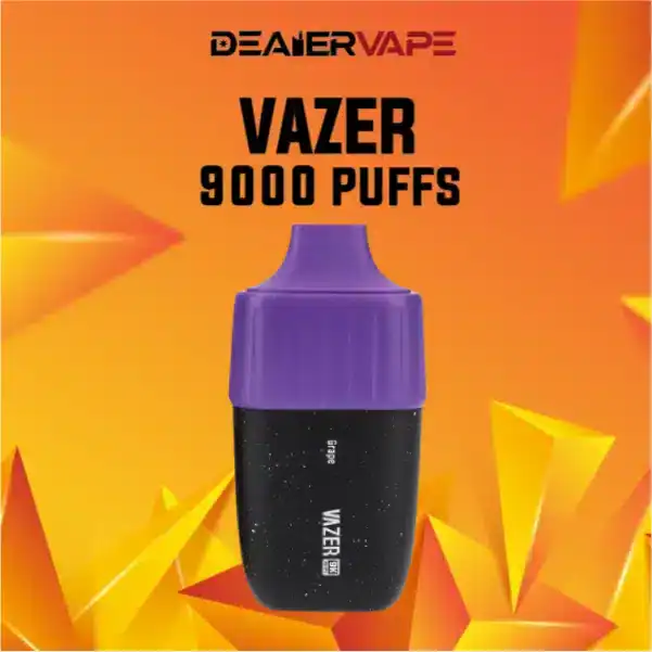 Vazer 9K กลิ่นองุ่นหวานหอมฉ่ำ กลิ่นพรีเมียมเต็มคำ