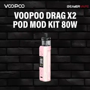 voopoo drag x2 pod mod kit 80w-glow pink