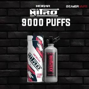 hcigar nitro 9000 puffs กลิ่นลิ้นตี้ ที่หอมอร่อยสุดในโลก