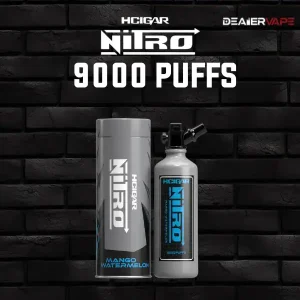 hcigar nitro 9000 puffs มะม่วงแตงโม หอมเย็นสดชื่นอร่อยสุดๆ