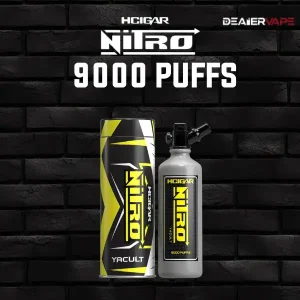 hcigar nitro 9000 puffs กลิ่นยาคูลท์ รสชาติเป็นอย่างไร