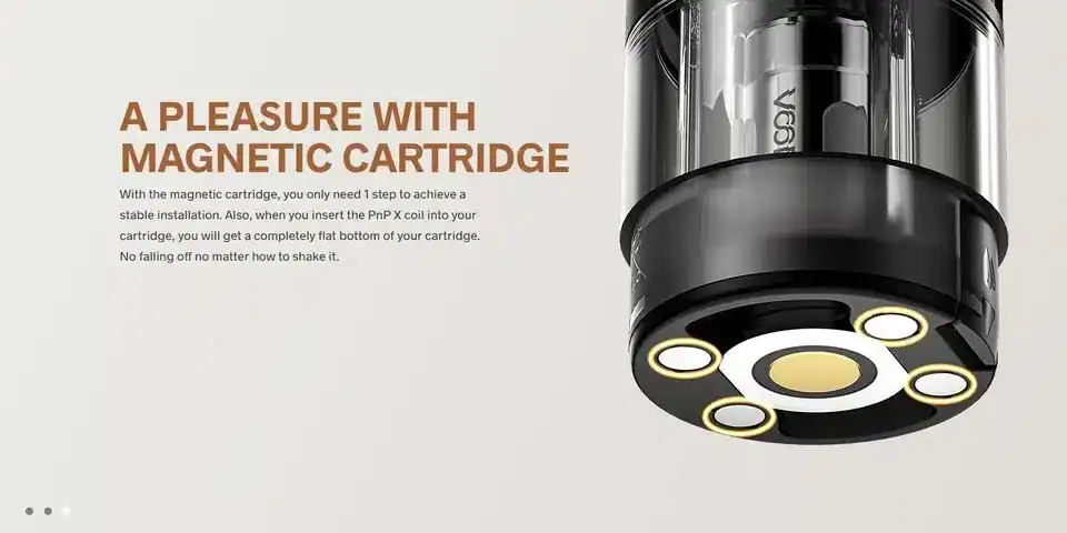 หัวพอต pnp x cartridge dtl เชื่อมต่อกับเครื่องด้วยแม่เหล็ก