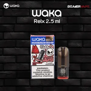waka relx 2.5 ml กลิ่นแตงโมชิลๆ หอมเย็นถึงใจ