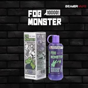 ช้แล้วทิ้ง fog monster 10k puffs กลิ่นโยโย่องุ่น หวานเย็นชื่นใจ