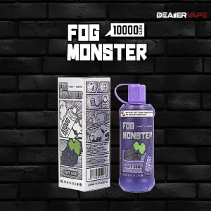 ช้แล้วทิ้ง fog monster 10k puffs กลิ่นองุ่นบอม ราคาถูก