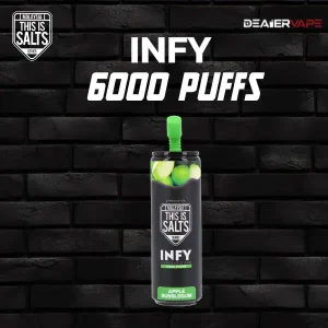infy 6000 puffs apple bubblegum