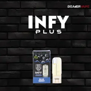 หัวพอต infy plus 2.5ml กลิ่น บลูเบอร์รี ดีไหม สดชื่นหอมหวานกับกลิ่นบลูเบอร์รี่ ละมุนโดนใจ