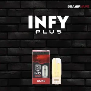 หัวพอต infy plus 2.5ml กลิ่น โค้ก ราคาถูก ซ่าหอมหวานกับกลิ่นโค้ก สดชื่นเต็มรสชาติทุกสัมผัส