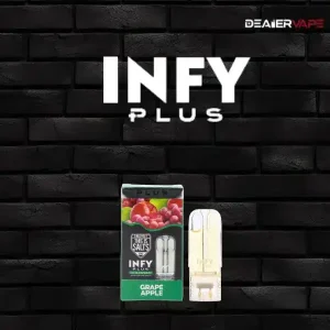 หัว infy plus 2.5ml กลิ่น องุ่นแอปเปิ้ล ดีไหม สดชื่นหวานละมุนกับกลิ่นองุ่นแอปเปิ้ล ผสานความหอมอย่างลงตัว