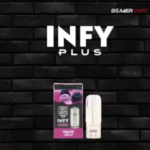 หัวพอต infy plus 2.5ml กลิ่น เยลลี่องุ่น ราคาถูก สัมผัสความสดชื่นที่เหนือระดับ