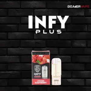 หัว infy plus 2.5ml กลิ่น ลิ้นจี่ราสเบอร์รี ดีไหม หอมสดชื่นกับกลิ่นลิ้นจี่ราสเบอร์รี ผสานความเปรี้ยวหวานลงตัว