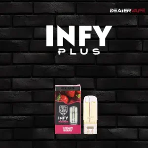 หัวพอต infy plus 2.5ml กลิ่น สตรอว์เบอร์รี ดีไหม หอมมากๆ