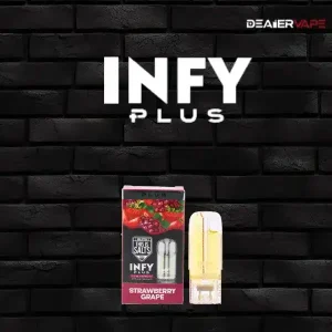 หัวinfy plus 2.5ml กลิ่นสตรอว์เบอร์รีองุ่น ดีไหม หวานหอมสดชื่นกับกลิ่นสตรอว์เบอร์รีองุ่น ผสานความละมุน