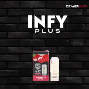 หัวพอตอินฟี่ infy plus 2.5ml กลิ่น แตงโมลิ้นจี่ อร่อยไหม หวานฉ่ำสดชื่นกับกลิ่นแตงโมลิ้นจี่ ผสานความหอมหวาน