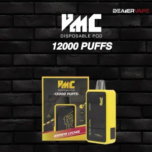 vmc disposable pod 12000 puffs sprite lychee