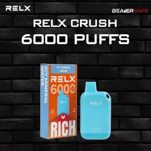 relx crush 6000 กลิ่นน้ำแร่ ราคาส่ง