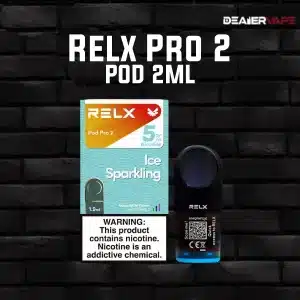 หัวพอต Relx Pro 2 นิค 50 กลิ่นน้ำแร่ หอมละมุนเย็นชื่นใจ