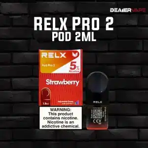 หัวพอต Relx Pro 2 นิค 50 กลิ่นสตรอว์เบอร์รี่ หอมหร่อย หวานกำลังดี