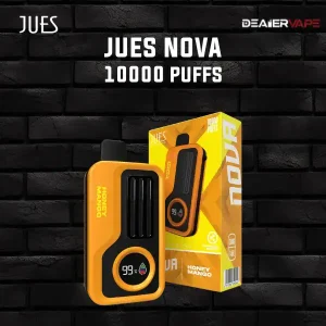 jues nova 10000 puffs กลิ่นน้ำผึ้งมะม่วง หอยหวานอร่อยติดปาก