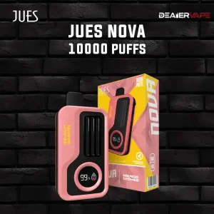 jues nova 10000 puffs กลิ่นมะม่วงลิ้นจี่ รสชาติเป็นอย่างไร