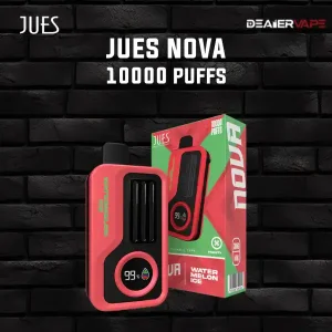 Jues Nova Digital 10000 puffs Disposable Pod Nic 3% | Dealervape ร้านขายบุหรี่ไฟฟ้า รับตัวแทนจำหน่าย