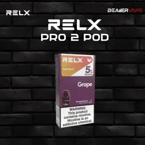 หัวพอต relx pro 2 กลิ่นองุ่น ตัวมาตรฐาน สูบง่ายสุดๆ