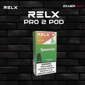 หัวพอต relx pro 2 กลิ่นสเปียร์มินต์ที่ทุกคนหลงรัก