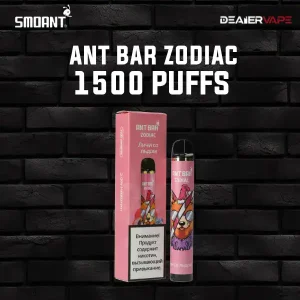 smoant ant bar zodiac 1500 puffs lychee ice