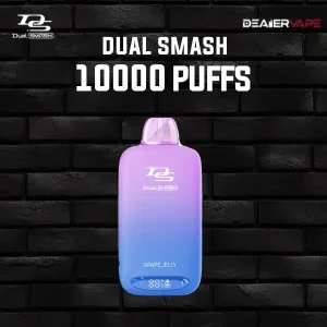ds dual smash 10000 puffs กลิ่นเจลลี่องุ่น หวานอร่อยสุดๆ