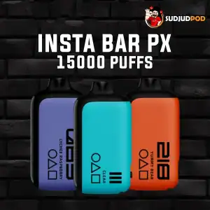 Insta Bar PX 15000 Puffs พอตใช้แล้วทิ้ง สูบได้นานจุใจ