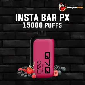 Insta Bar PX 15000 Puffs กลิ่นมิกซ์เบอร์รี่ – เบอร์รี่รวมหลากรส หอมสดชื่น เปรี้ยวหวานกลมกล่อม
