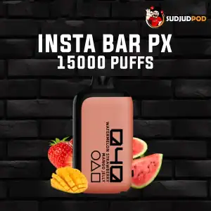 Insta Bar PX 15000 Puffs กลิ่นสตรอว์เบอร์รี่แตงโมแมงโก้เจลลี่ – หอมหวานผลไม้รวม สดใสเหมือนเจลลี่ผลไม้